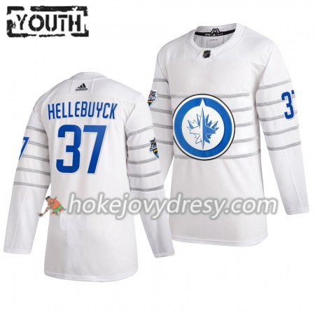 Dětské Hokejový Dres Winnipeg Jets Connor Hellebuyck 37 Bílá Adidas 2020 NHL All-Star Authentic